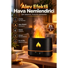 Blackbird Game Center Castu LS01 Alev Efektli Ultrasonik Hava Nemlendirici 2l Renkli LED Işıklı