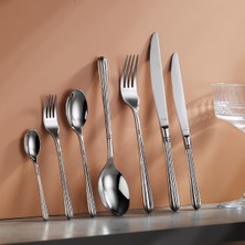 Aryıldız Sorrento Antik Royal 84 Parça 12 Kişilik Çatal Kaşık Bıçak Takımı