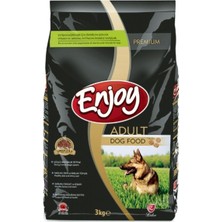 Enjoy Yetişkin Tavuklu Köpek Maması 3 kg Premium Kalite İçerik ile Sağlıklı Beslenme