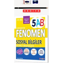 Fenomen Yayıncılık 2027 5.sınıf Sosyal Bilgiler A-B Soru Bankası Bağlam Temelli Sorular Türkiye Yüzyılı Maarif Modeline Uygundur Kalem Seti Hediye