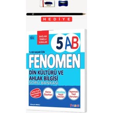 Fenomen Yayıncılık 2027 5.sınıf Din Kültürü ve Ahlak Bilgisi  A-B Soru Bankası Bağlam Temelli Sorular Türkiye Yüzyılı Maarif Modeline Uygundur Kalem Seti Hediye