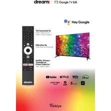 Dreamstar | 43 Inch 109 Ekran | Google Tv | Türksat 4A Uyumlu  | Dahili Wi-Fi