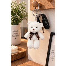 Betüşlesin Peluş Ayıcık Anahtarlık 12 cm Beyaz