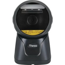 Tiwox VS-240, Masaüstü Tipi, Laser, 2d Karekod, USB Kablolu, Barkod Okuyucu