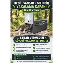 Volkan Ziraat Canlı Kedi Yakalama Tuzağı Kapanı Kedi Kapanı Tilki Kapanı Sansar Kapanı