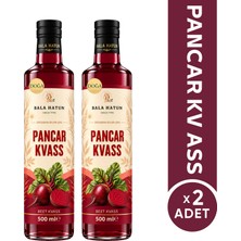 Bala Hatun Pancar Kvass 500ML - Doğal Fermente (2'li Cam Şişe)