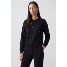Fashion Friends Fashıon Taş Detaylı Sweatshırt