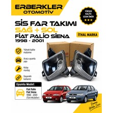ERBERKLER Palio Sıena 1998-2001 Sis Far Takımı Sag Sol Ithal Marka