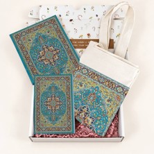 Bi' Dünya Haber Etnik Desen Serisi 04 - Bişnev Özel Hediye Seti / Hoşça Bak Zatına Kutulu / Not Eklenebilir