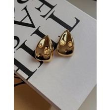 Helen Jewelry Gol Plaka Küpe
