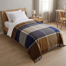 Qua Home Roy Tek Kişilik Battaniye Kahverengi 150X200 cm