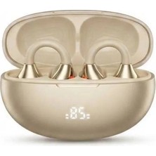 Novmark Yk-30 Tüm Telefonlara Uyumlu (Ios ve Android) Dijital Göstergeli Klipsli Open-Ear Tws Bluetooth Kulaklık