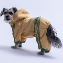 Pawstar Bej Denver Track Tulum Köpek Tulumu Köpek Kıyafeti Köpek Eşofmanı Kedi Kıyafeti