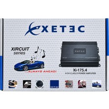 Xetec Xİ-175.4 Oto 4 Kanal Anfi 4 x 175 Watt Rms Bridged 540W Rms