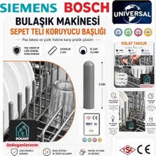 Dogant Bulaşık Makinesi Sepet Ucu Plastik Kapak _ Pas ve Küf Önleyici Çizilmeyi Engeller 100 Adet