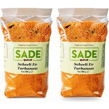 Sade Organik Sebzeli Ev Tarhanası 500 G 2'li Paket