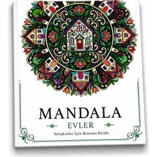 Mandala Boyama Kitabı Evler Yeni 24 Sayfa Boyut 20X20