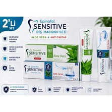 Epinafol Sensitive Diş Macunu 2 Li Set Anti Tartar Aloe Vera Buz Jeli Hediyeli