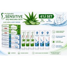 Epinafol Sensitive Diş Macunu 6’lı Set Aloe Vera-Anti Tartar