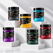 Mont Marte Dimension Premium – Sanatsal Tonlar & Inci Moru 6'lı Akrilik Boya Seti