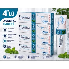 Epinafol Sensitive Diş Macunu 4'lü Set 90 gr Bitkisel İçerik Kahve Lekelerine Karşı Etkili