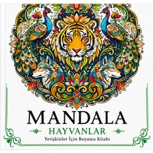 Dokuz Yayınları Mandala Hayvanlar Yetişkinler Için Boyama Kitabı 24 Sayfa 20X20 cm – Hayvan Desenli Mandala Boyama ve Hobi Kitabı