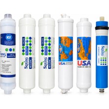Spring Water Mineral Pro 6'lı Filtre Seti – Omnipure K5650 Mineral Alkali + 100 Gpd Membran