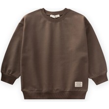 Cigit Sweatshirt 2-12 Yaş Kahverengi