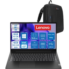 Lenovo V15 Gen5 Irl Intel Core 7 240H 16GB Ddr5 512GB SSD Intel® Graphics 15.6" Fhd (1920X1080) IPS 300NITS Anti-Glare WIN11PRO Bilgisayar W83GW00KBTXP02+ZETTAÇANTA