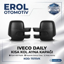 Erol Otomotiv Iveco Daily Kısa Kol Ayna Kapağı Takımı (Sağ/sol)