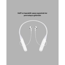 Global 100 Saat Pil Ömrü Boyun Askılı Bluetooth Kablosuz Kulaklık