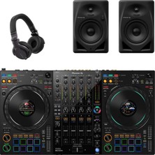 Pioneer Dj DDJ-FLX10 DJ Controller + DM-50D Monitör Hoparlör + HDJ-CUE1 DJ Kulaklık - Ultra Profesyonel DJ Seti
