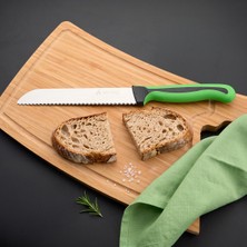 Aryıldız Plurex Dişli Ekmek Bıçağı Yeşil 19 cm