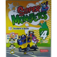 Eser Ydspublishing Yayınları Super Monsters Grade 4 Student's Book+Activity Book Tek Kitap    Ikili