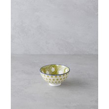 English Home Plantopia Porselen Çerezlik 11 cm Beyaz - Yeşil