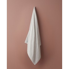 English Home Cotton Line %100 Pamuk Banyo Havlusu 90X150 cm Açık Gri 500 G/m²