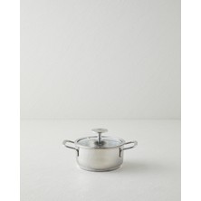 English Home Siena Çelik Mini Tencere 12 cm Silver