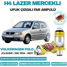 OtoÇizgi Volkswagen Polo 1994 - 2001 Lazer Mercekli Ufuk Çizgili Far Ampulü Araç Motosiklet LED Şimşek Etkili