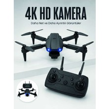 Bin1çeşit E99 Pro 4K Hd Kameralı Katlanabilir Drone App Kontrollü Uzaktan Kumandalı Mini Drone