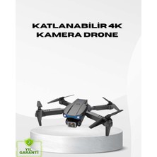 Bin1çeşit 4K Katlanabilir Drone Uzaktan Kontrollü Wi-Fi Görüntü Aktarımlı