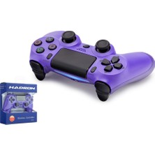 Hadron HD323D Bluetooth Gamepad Oyun Kolu Ps4 Uyumlu Doubleshock 4 Mor