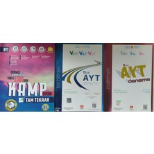 Eser Bilgi Sarmal Yayınları Ayt Sayısal Tam Tekrar Kamp+ Üç  Dört  Beş Ayt+Fen Bilimleri Deneme