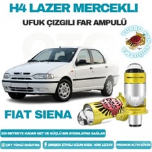 OtoÇizgi Fiat Siena 1996 - 2002 Lazer Mercekli Ufuk Çizgili Far Ampulü Araç Motosiklet LED Şimşek Etkili