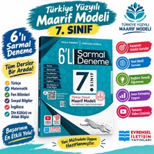 Evrensel Türkiye Yüzyılı 7.sınıf Maarif Model Deneme Sarmal 6 Lı Tüm Dersler