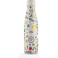 Cool Bottles Erkek Çocuk 500 ml Good Vibes Bottle Beyaz