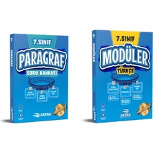 Arena 7. Sınıf Paragraf Fasikül Set+Türkçe Modüler Konu Anlatımlı Etkinlikli 6 Fasikül Set(2kitap)