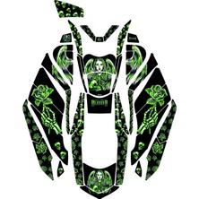Grippacht Grippatch Honda PCX 125 (2025-2026) ile Uyumlu 43 Parça Renkli Tank Pad Seti GC40-R7