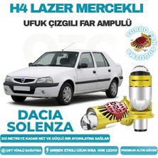 OtoÇizgi Dacia Solenza 2003 - 2005 Lazer Mercekli Ufuk Çizgili Far Ampulü Araç Motosiklet LED Şimşek Etkili