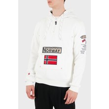 Norway Geographical Kapüşonlu Yarım Fermuarlı Outdoor Sweat Erkek Sweat GYMCLASSA100