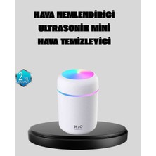 Bin1çeşit Taşınabilir USB Mini Nemlendirici – LED Aydınlatmalı, Çift Püskürtme Modu